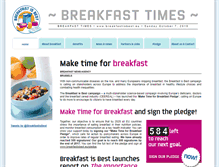 Tablet Screenshot of breakfastisbest.eu